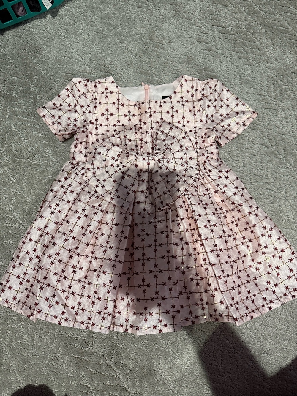 Bardot Pink Star-Print Formal Dress